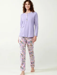 Bavlněné pyžamo Lavender Sweet 21300 - Vamp