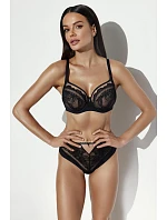 Kalhotky Ava 2292/B brazilské černá S-2XL Kalhotky Ava 2292/B brazilské černá S-2XL