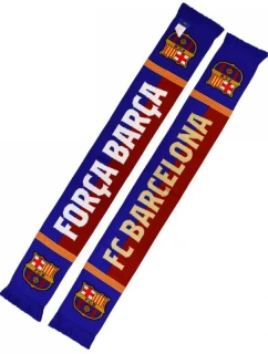 Dvojitá pletená šála FC Barcelona N33 5004BUD33