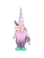 GNOM GHOST 25CM S LAWENDA BOY SPRING DECORATION dětské