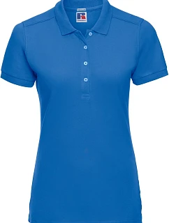 Russell Athletic 566F Dámské elastické piqué polo 10.566F azure blue