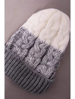 Dámská čepice Samara K346 šedá+bílá Dámská čepice Samara K346 šedá+bílá