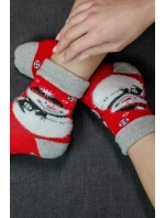 Unisex vánoční ponožky v krabičce – 1 pár se sněhulákem