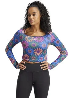 Tričko adidas Farm Crop LS W IM2360