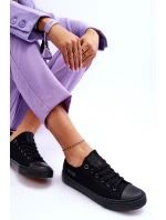 Dámské nízké Materiál tenisky Big Star KK274009 Černá