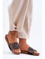 Dámské Křupky Zdobené Čepicemi Černé Evelins