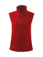 Vision softshellová vesta dámská červená