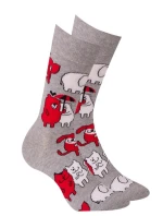 MODERNÍ Ponožky U04.156 Valentýnské ponožky