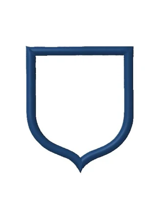 rámeček k výšivce monogramu Erb jednoduchý rámeček k výšivce monogramu Erb jednoduchý