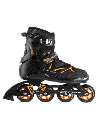 Inline brusle NILS Extreme NA9022 black/orange velikost 42 (VÝPRODEJ)