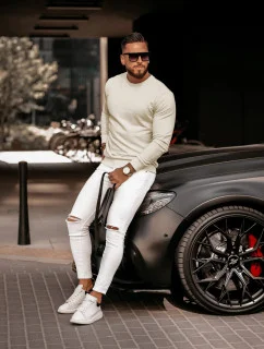 Pánská mikina 279225 ecru - Ola Voga