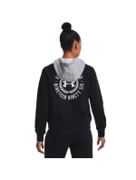 Dámská mikina Rival Fleece CB W 1373031 001 černo-šedá - Under Armour Dámská mikina Rival Fleece CB W 1373031 001 černo-šedá - Under Armour