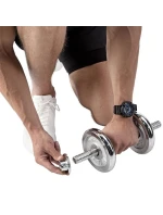 HMS STC21 2 x 10 kg činky v pouzdře chrom