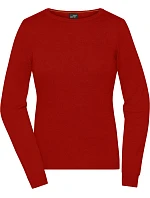 Daiber JN 1313 Dámský svetr s kulatým výstřihem 02.1313 red Daiber JN 1313 Dámský svetr s kulatým výstřihem 02.1313 red