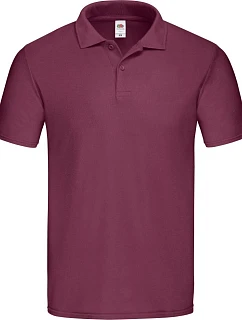 Fruit of the Loom Original Polo Pánské piqué polo 16.3050 burgundy