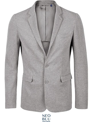 NEOBLU Marcel Men Pánský piqué blejzr 24.3169 grey melange NEOBLU Marcel Men Pánský piqué blejzr 24.3169 grey melange