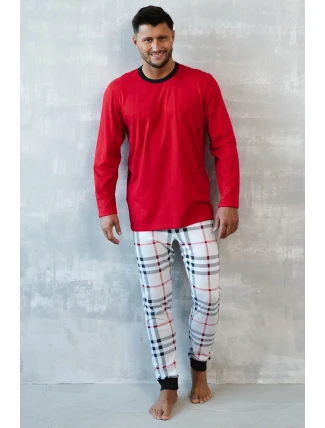 Italian Fashion Andros dlouhý rukáv barva:červená/potisk