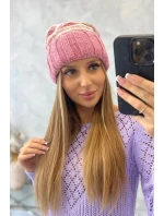 Dámská čepice Feba K330 tmavě růžová