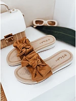 Dámské žabky ZY0996 camel - FashionStreet