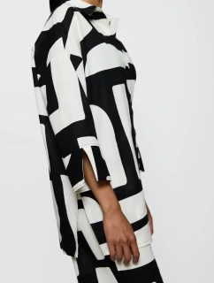 Summer Wear Boyfriend Shirt - BLACK - TRIUMPH BLACK - TRIUMPH