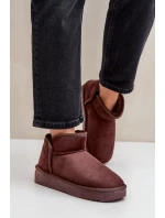 Sněhule Na Platformě Dámské D.Franklin DFSH370010 Čokoládové