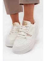 Dámské Sneakersy Na Platformě Big Star SS274359 Bílé Dámské Sneakersy Na Platformě Big Star SS274359 Bílé