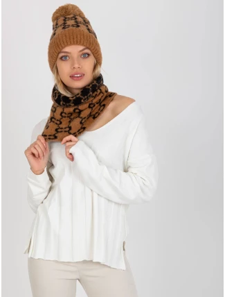 Tunelová šála AT KM CM 333 hnědá Tunelová šála AT KM CM 333 hnědá