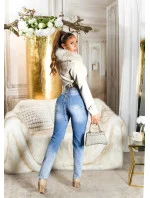 Sexy džíny s vysokým pasem J5317D - Koucla Sexy džíny s vysokým pasem J5317D - Koucla