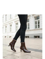 Boty na podpatku model 222369 Solea Boty na podpatku model 222369 Solea