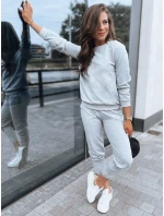 MILIAN dámská tepláková souprava světle šedá FashionStreet AY0816z MILIAN dámská tepláková souprava světle šedá FashionStreet AY0816z