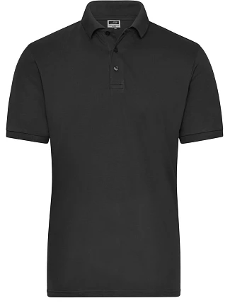 Daiber JN 1806 Pánské pracovní elastické bio polo - Solid 02.1806 black Daiber JN 1806 Pánské pracovní elastické bio polo - Solid 02.1806 black