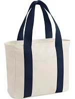 BagBase BG 675 Plátěná taška "Edit Tote" 52.0675 natural/navy