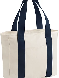 BagBase BG 675 Plátěná taška "Edit Tote" 52.0675 natural/navy