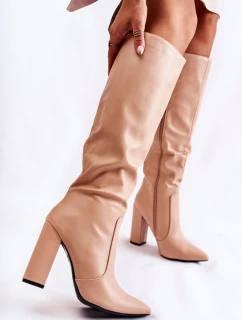 Kozačky na podpatku  model 220511 Step in style