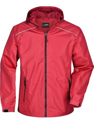 Daiber JN 1118 Pánská bunda do deště 02.1118 red/black