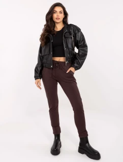 Tepláky RV DR 3589.05X tmavě hnědé