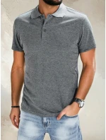 Pánská tmavě šedá polokošile FashionStreet PX0509