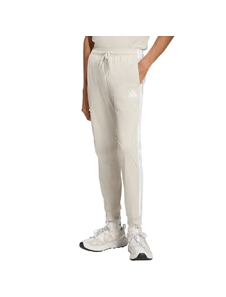 Pánské kalhoty adidas 3-Stripes Tricot Regular Tapered béžové JY7721