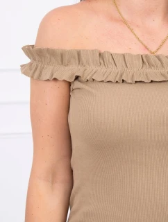 Velbloudí halenka s volánky