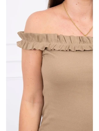 Velbloudí halenka s volánky Velbloudí halenka s volánky