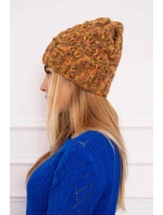 Fleecová čepice Roksana K209 hnědá Fleecová čepice Roksana K209 hnědá