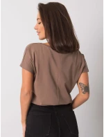 Tričko RV TS 4832.11P hnědé