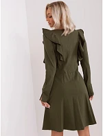 Dámské šaty EM SK HW 20 395.34P khaki - Lily Rose Dámské šaty EM SK HW 20 395.34P khaki - Lily Rose