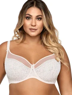 Dámská podprsenka 1396 Crystal white plus - AVA