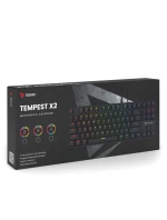 MECHANICKÁ KLÁVESNICE SAVIO RGB OUTEMU RED TEMPEST X2 MECHANICKÁ KLÁVESNICE SAVIO RGB OUTEMU RED TEMPEST X2