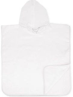 The One Towelling Baby Poncho Dětské pončo 48.1008 white