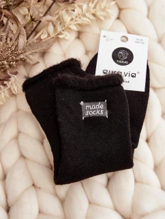 Dámské Hrubečké Černé Ponožky