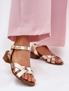 Sandály na podpatku model 212124 Step in style