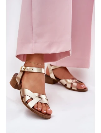 Sandály na podpatku  model 212124 Step in style