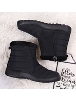 Nepromokavé sněhové boty na zip NEWS W EVE181A černé Nepromokavé sněhové boty na zip NEWS W EVE181A černé